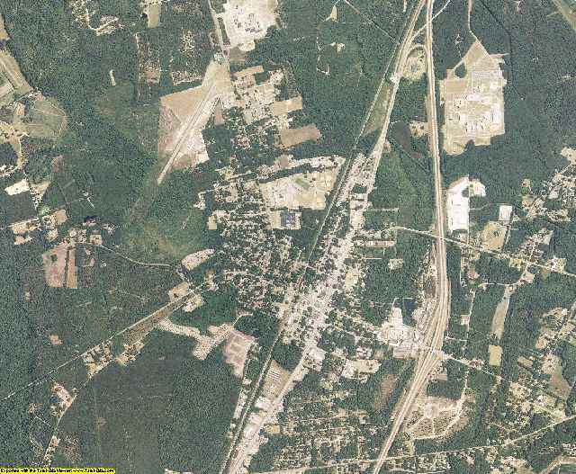 Jasper County, South Carolina aerial photograph