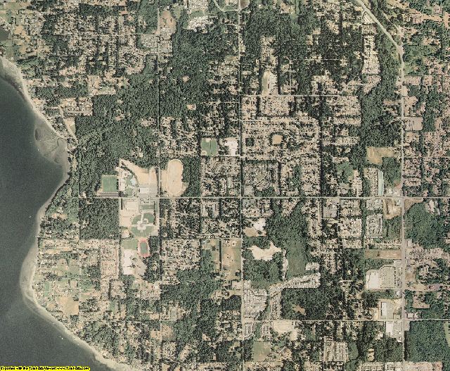 Kitsap County, Washington aerial photograph