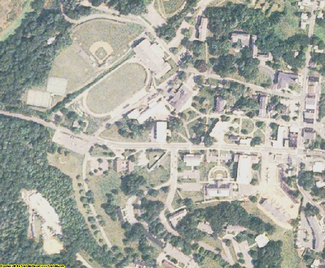 Madison County, NC aerial photograph detail
