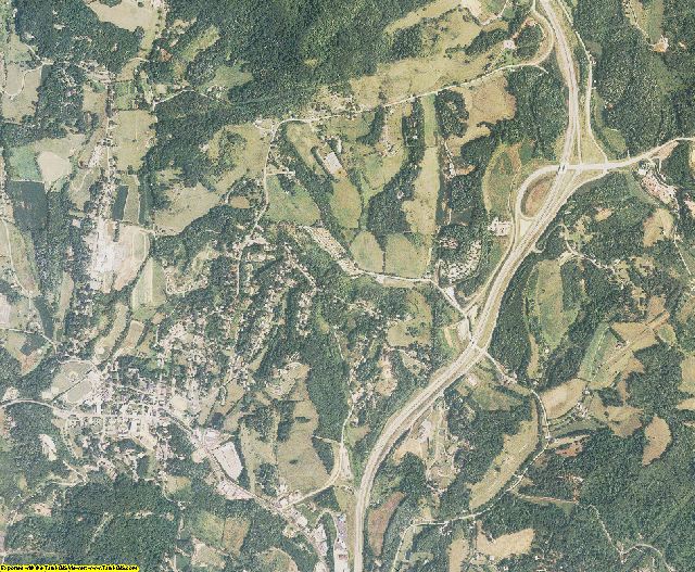 Madison County, North Carolina aerial photograph