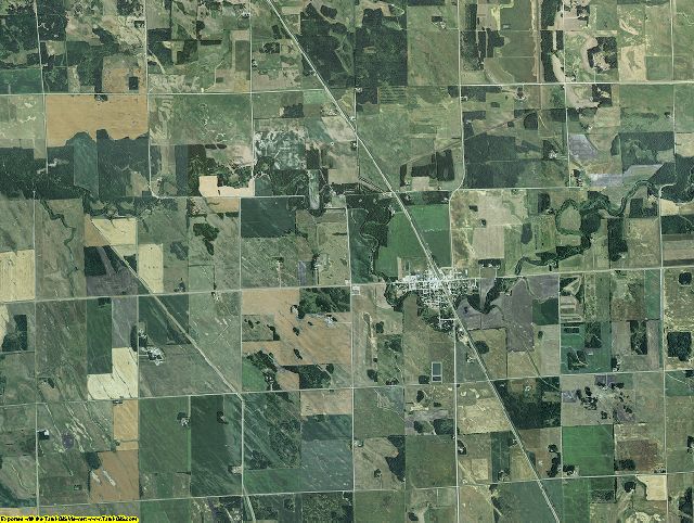 Marshall County, Minnesota aerial photograph