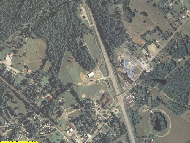 McCreary County, KY aerial photograph detail