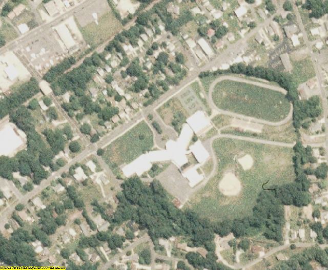 McDowell County, NC aerial photograph detail
