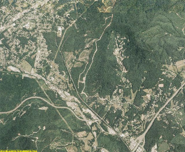 McDowell County, North Carolina aerial photograph