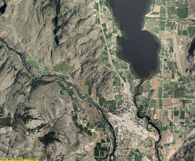 Okanogan County, Washington aerial photograph