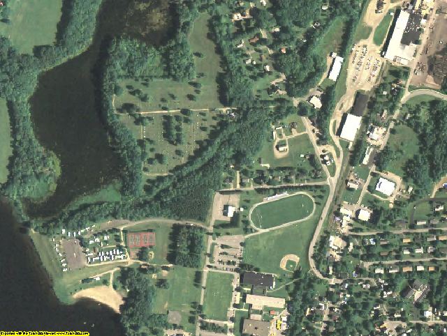 Orleans County, VT aerial photograph detail