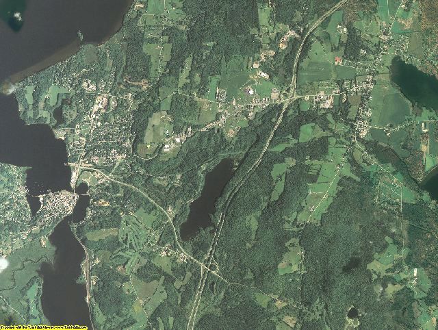 Orleans County, Vermont aerial photograph