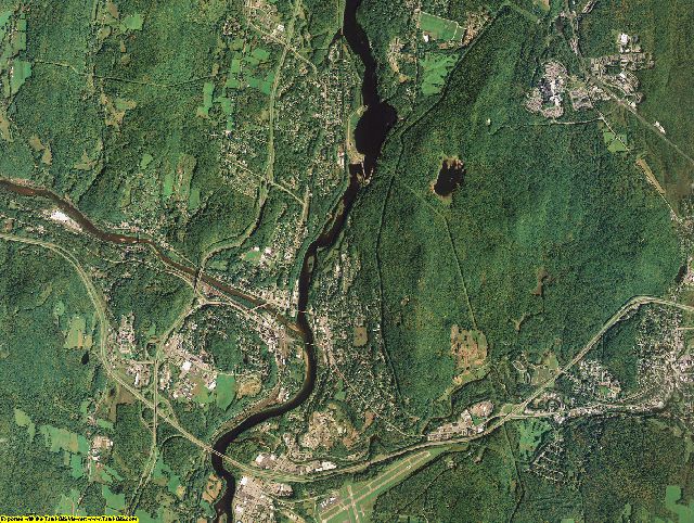 Windsor County, Vermont aerial photograph