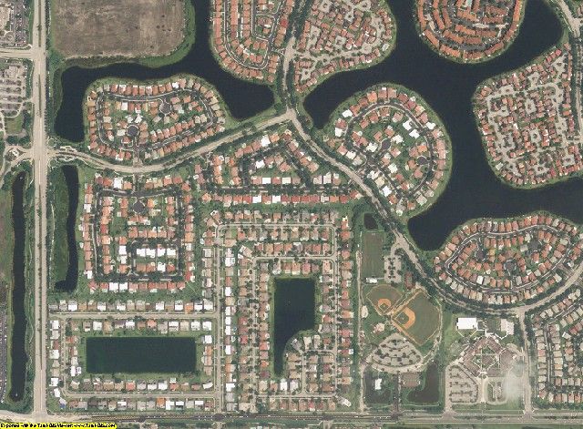 Broward County, FL aerial photograph detail