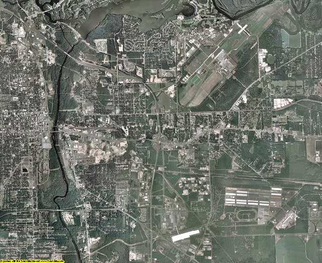 Dougherty County, Georgia aerial photograph