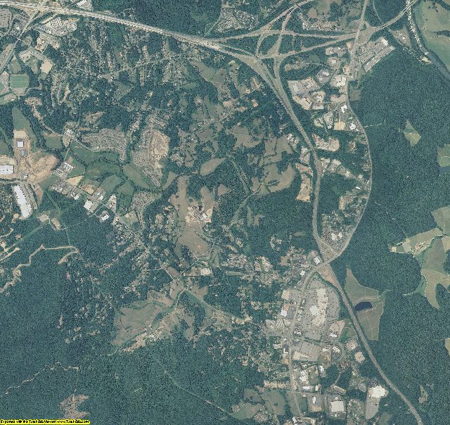 Buncombe County, North Carolina aerial photograph