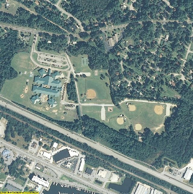 Sample of Carteret County, NC aerial imagery zoomed in!