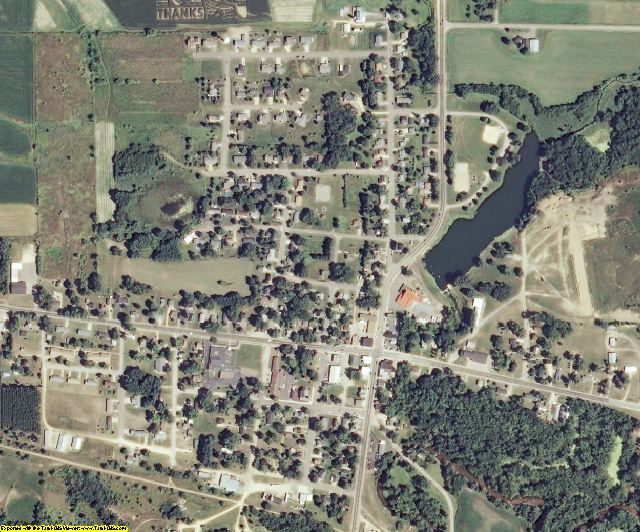 Sample of Eau Claire County, WI aerial imagery zoomed in!