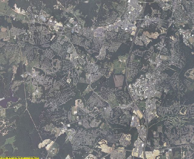 Spotsylvania County, Virginia aerial photograph