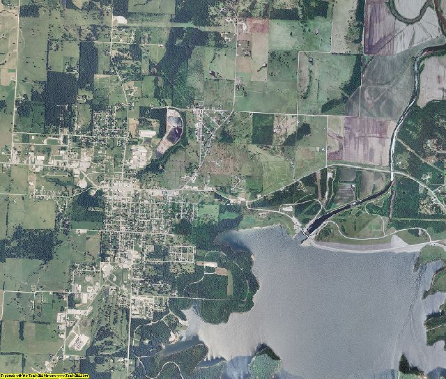 Cedar County, Missouri aerial photography
