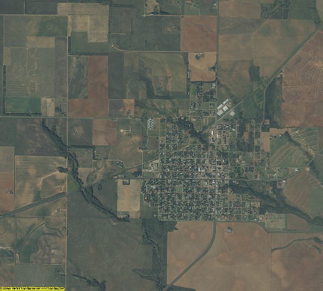 Cottle County, Texas aerial photography