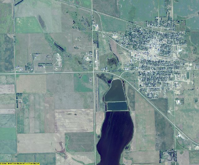 Divide County, North Dakota aerial photography