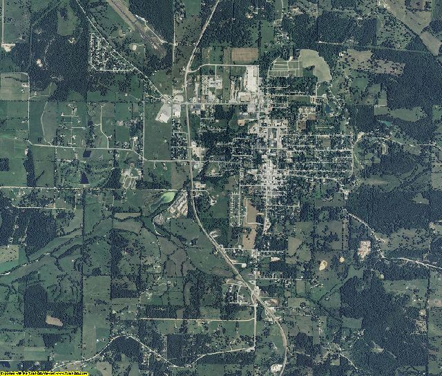 Douglas County, Missouri aerial photography