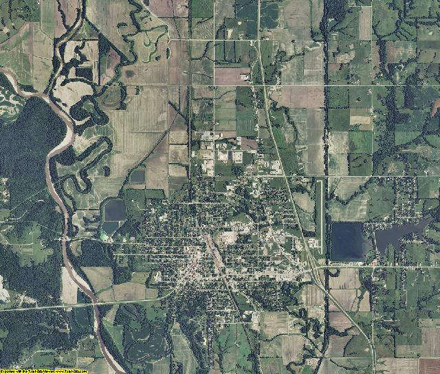 Grundy County, Missouri aerial photography