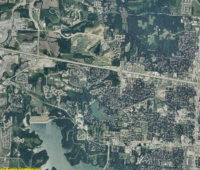 Jackson County, Missouri aerial photography