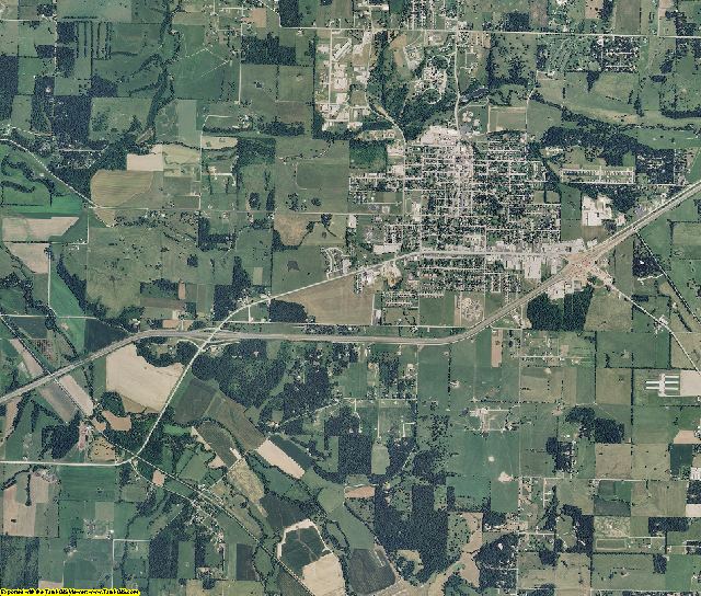 Lawrence County, Missouri aerial photography