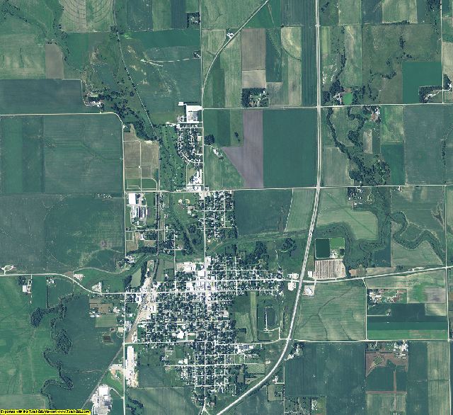 Madison County, Nebraska aerial photography