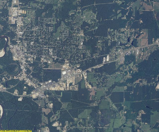 Marion County, Mississippi aerial photography