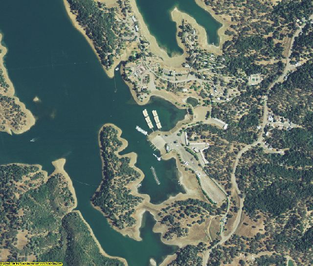 Napa County, CA aerial photography detail