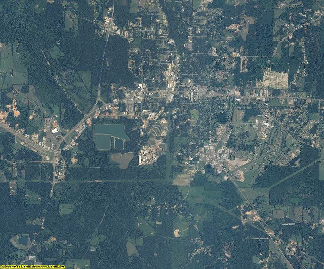 Neshoba County, Mississippi aerial photography