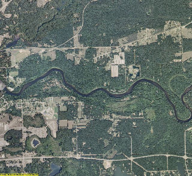 Newaygo County, Michigan aerial photography