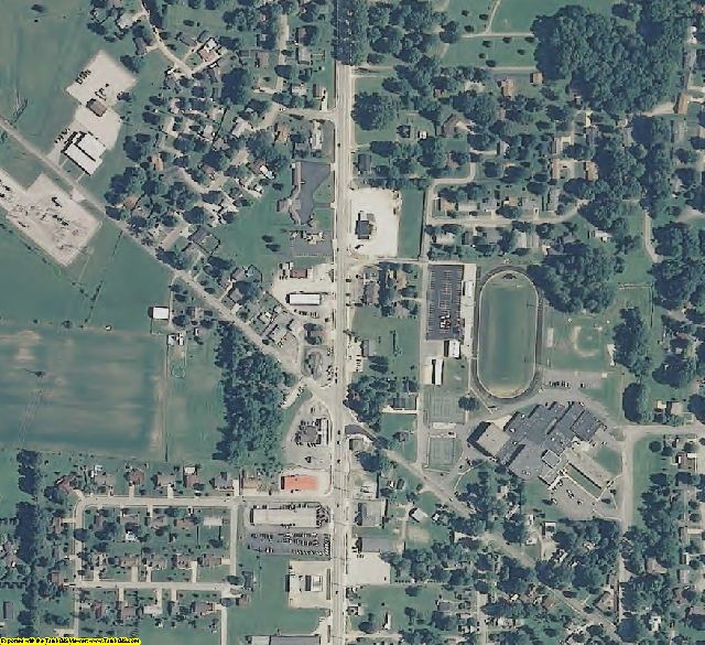Parke County, IN aerial photography detail