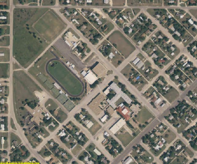 Schleicher County, TX aerial photography detail