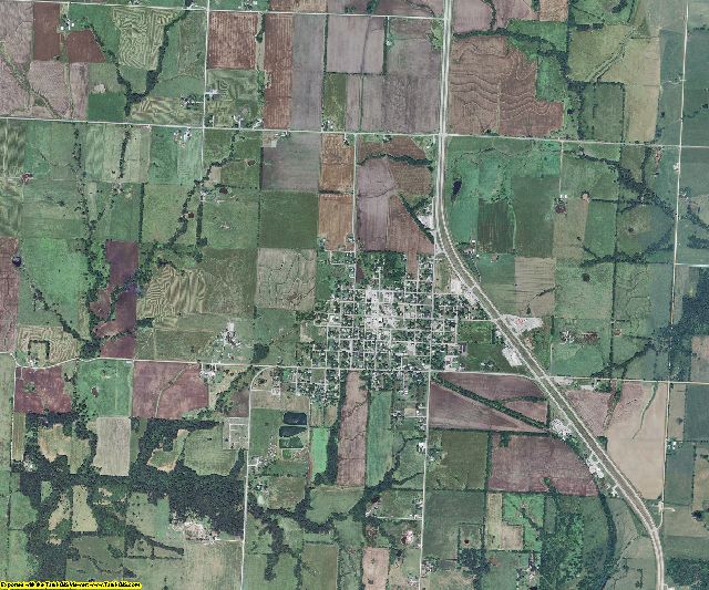 St. Clair County, Missouri aerial photography