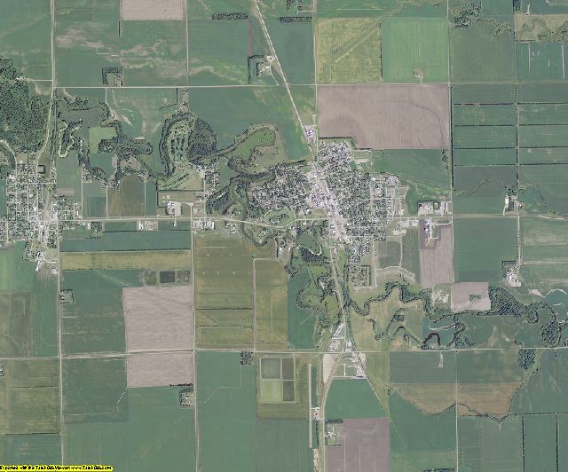 Traill County, North Dakota aerial photography