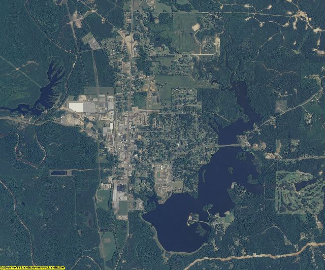 Clarke County, Mississippi aerial photography