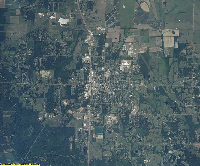 Clay County, Mississippi aerial photography