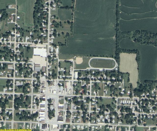 Fremont County, IA aerial photography detail