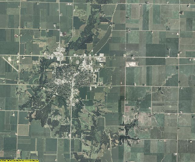 Kossuth County, Iowa aerial photography