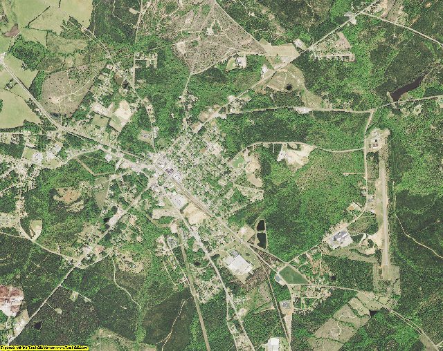 McCormick County, South Carolina aerial photography