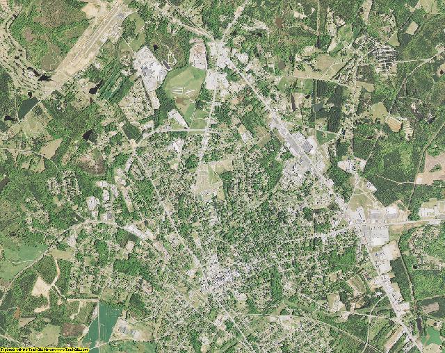 Newberry County, South Carolina aerial photography