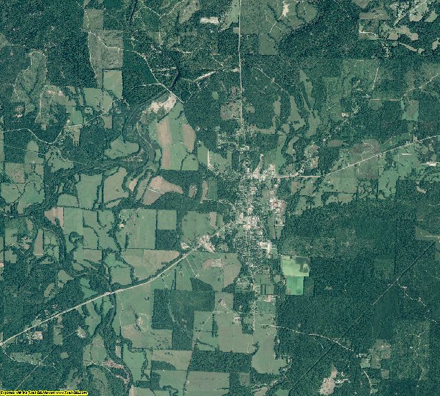 Pike County, Arkansas aerial photography