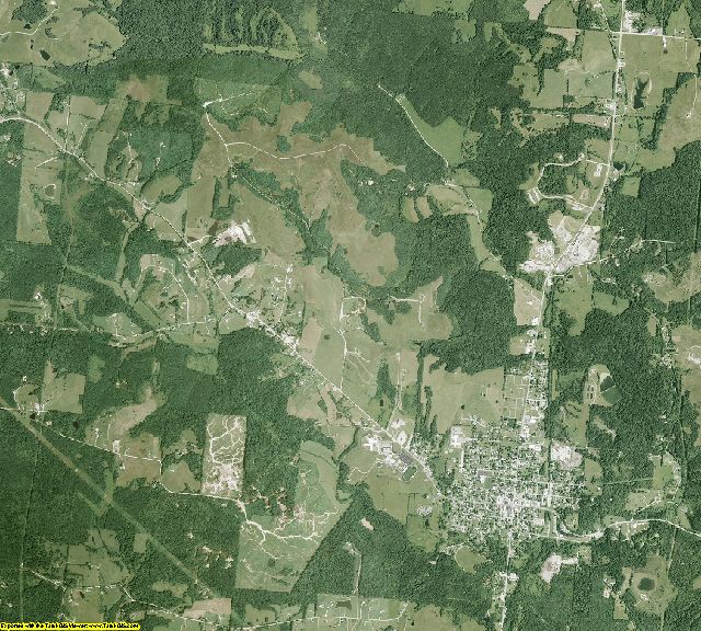 Vinton County, Ohio aerial photography