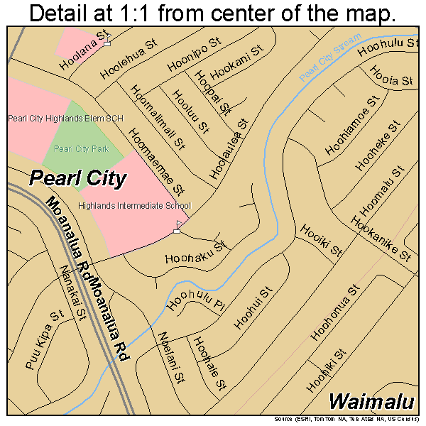 Pearl City Hawaii Map | Time Zones Map