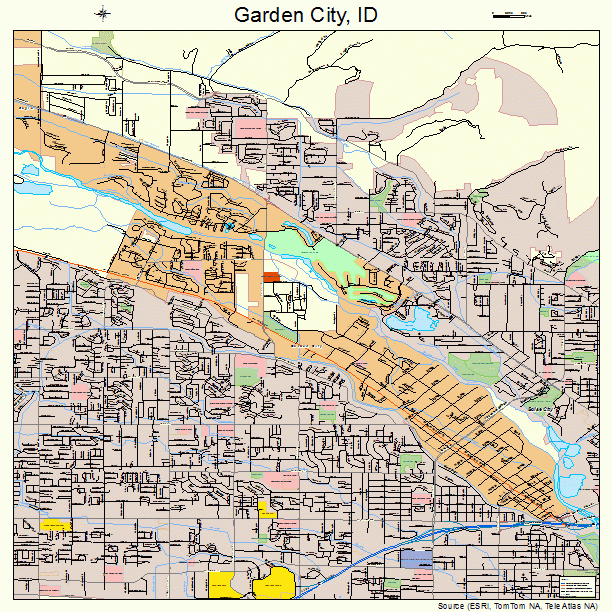 Garden City Idaho Street Map 1629620