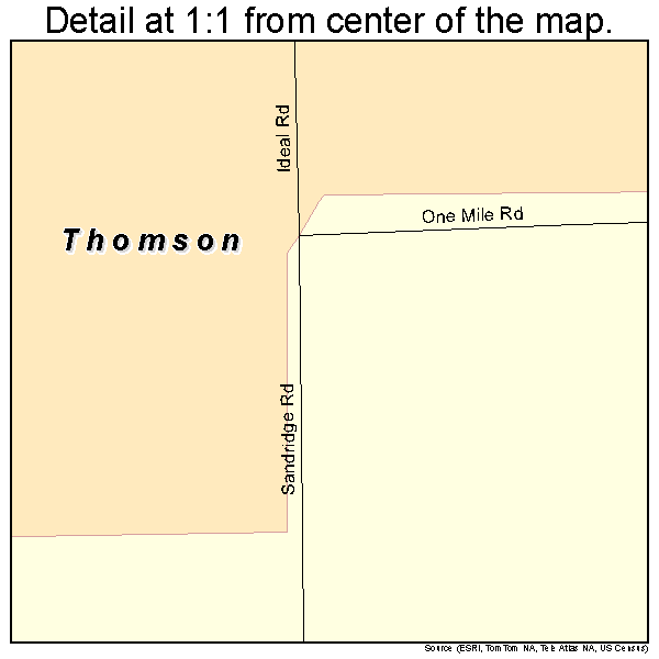 Thomson Illinois Street Map 1775172