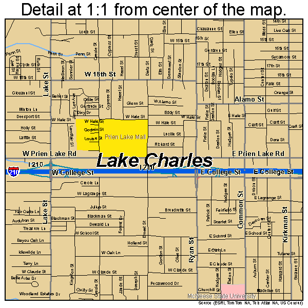 lake charles la casinos map