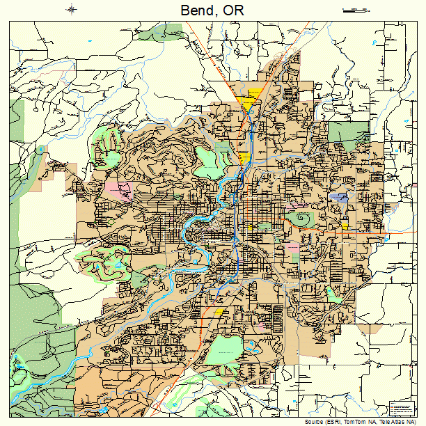 35 Map Of Bend Oregon Area Maps Database Source