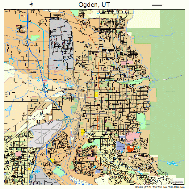 Ogden Utah Street Map 4955980