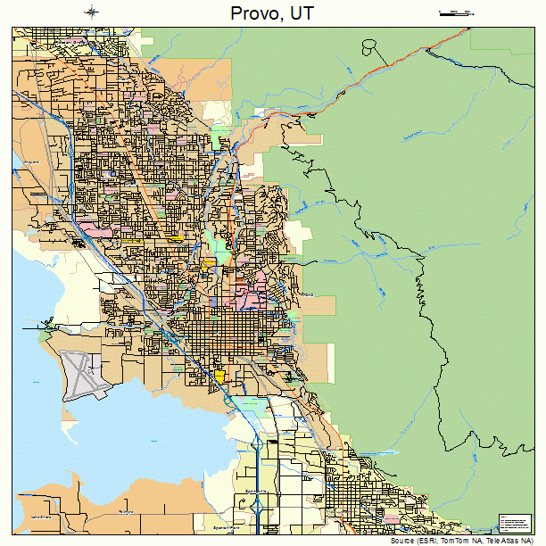 Map Of Provo
