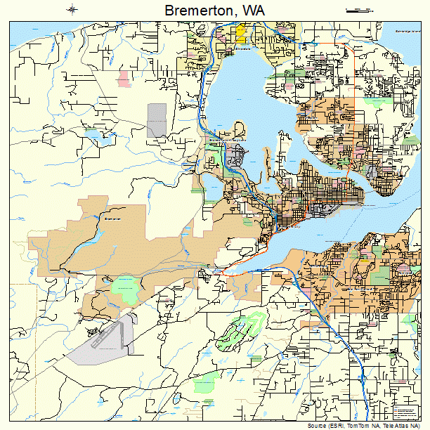 Bremerton Wa Map